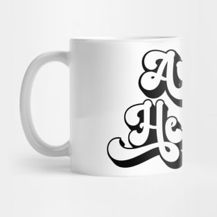 Aw Heck Funny Retro Design Mug